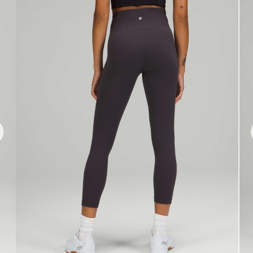 lululemon athletica Wunder Train High-Rise Crop 23" - Black Granite